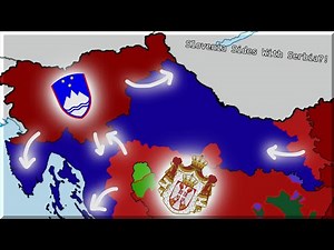 What If Slovenia Sides With Serbia In The Yugoslav Wars? - Presented On a Map!