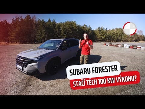 Martin Vaculík prohání nové Subaru Forester po uzavřené trati!