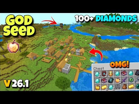 🔥Ultimate (God Seed) For Minecraft 26.1 Bedrock And PE | Seed Minecraft 26.1 | Minecraft Seeds