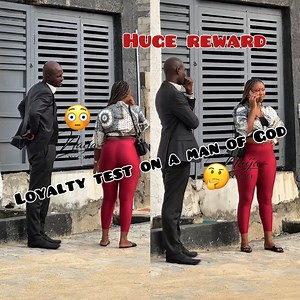 Loyalty test on a man of God I meet on his way church today, to know if he worth giving the $500 someone sent to me… | Naija nicki prank