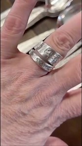 1.1K views · 18 reactions | This is the “Silver Lace” Spoon Ring pattern. It is a hard to find piece so hurry to my website before they are gone. ￼ | Love Always - Spoon Rings | Facebook