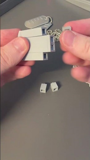 How to make Wolverine’s Dog Tags with Lego! (Easy DIY)