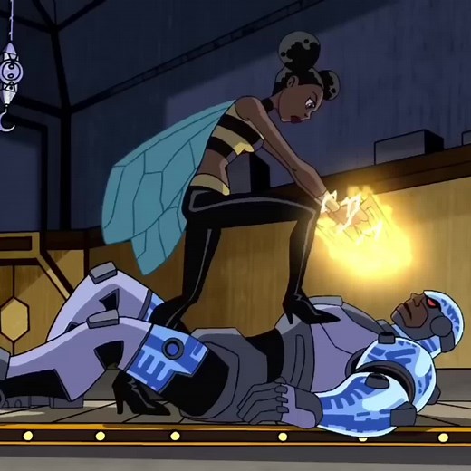 Intense Arguing Between Cyborg and Bumblebee in Teen Titans DC Universe