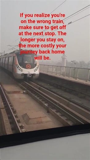 If you realize you're on the wrong train. #tripcheck #shorts #motivation #ytshorts