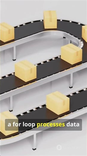 Python For Loop Explained in 40 Seconds 🐍 | Easiest Way to Understand Loops