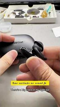 How to fix Bose earbuds no sound problem? ✅ #DIYRepair #phonerepair #bosesoundfix #TechLife