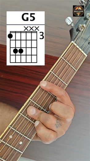 How To Play G5(Gpower)Chord On guitar Lesson For Beginners| Power Chord 🎸 Tutorial For Beginners |