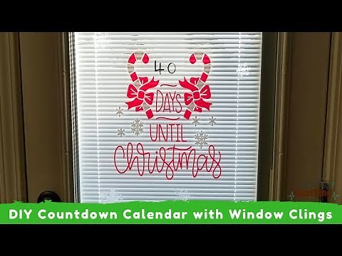 How to Make and Hang Window Clings