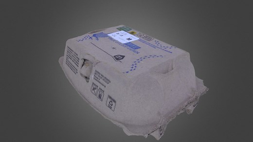 Egg carton - 3D model by Thorus3D