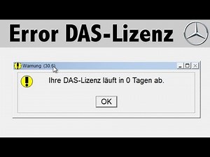 DAS-Lizenz läuft in 0 Tagen ab Error beheben - Guide