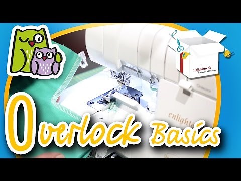 Overlock Basics | Nählexikon A-Z #15 | Nähschule Anleitung Nähen lernen für Anfänger