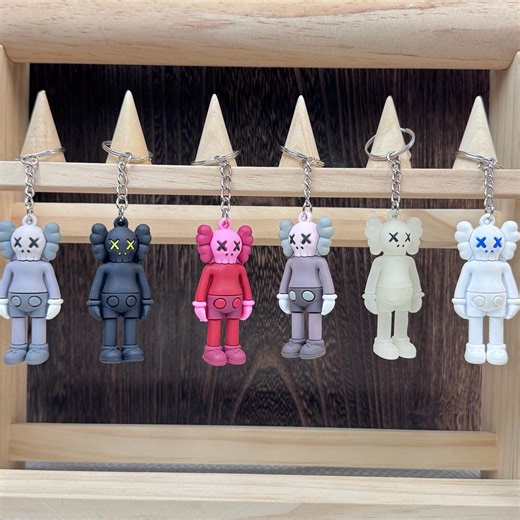 XX Eyes Figure Keychain, Collectible Art Toy Bag Charm - Etsy