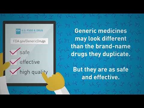 Are generics as safe, effective, and high quality as brand-name medicines?