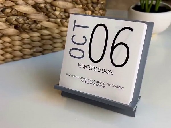 Baby Countdown Calendar – Custom Congratulations Pregnancy Gift for Expecting Moms With Recent Pregnancy Announcements - Etsy