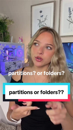 should i create folders or partition out my ssds? #lindseyszn #techtok #ssd #techtok