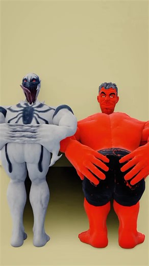 Red Hulk vs Anti-Venom: Epic Showdown in Comedy