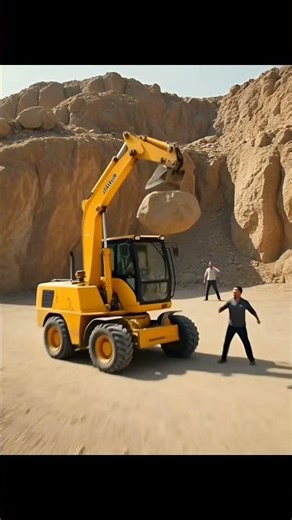 JCB Ka Khatarnak Stunt! ⚠️😱 Wait for End #jcb #shorts