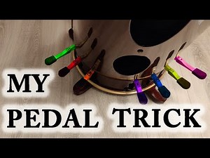 Pedal harp speed learning trick