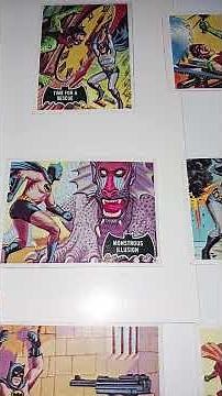 1966#topps batman black bat cards 41 though 55