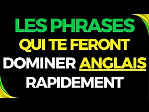 Dominez l'anglais avec ces phrases clés!📘Parlez anglais avec assurance:cours gratuit étape par étape