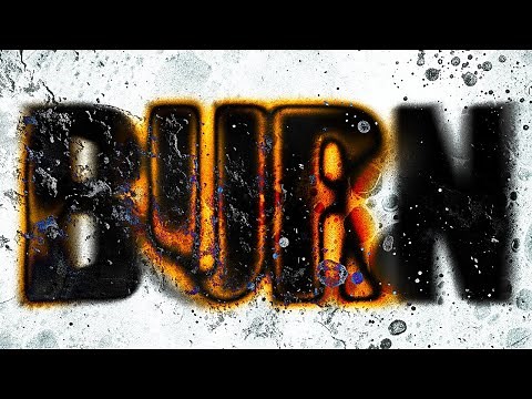 How to Create Burnt & Distressed Text in Photoshop! (Easy Tutorial)