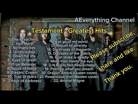 Testament - Greatest Hits (Best songs of Testament)