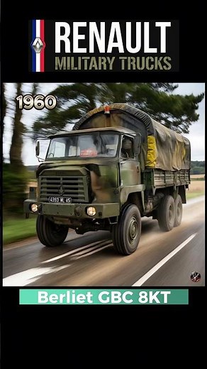 Renault Military Trucks Evolution (1914–2025)