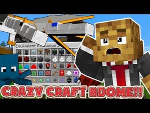 CRAZY CRAFT MODDED BATTLEDOME MINIGAME - MINECRAFT MOD MINIGAME CHALLENGE #1 | JeromeASF