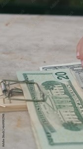Hands passing dollar bills, symbolizing financial transactions and economic exchange. Money management, investments, debt, financial strategy, and wealth concept. Vertical video