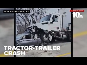 Witnesses describe moment tractor-trailer crashed into a dozen cars