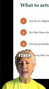 High Fiber Foods Can Help