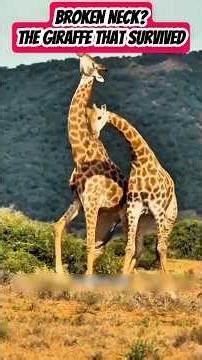 The Giraffe With a Broken Neck,And How It Happened #giraffe #wildlife #animals #viral #short
