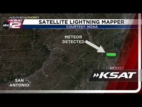 Eyewitnesses across Texas report bright meteor and rumbling booms