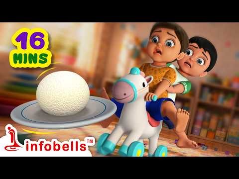 चुन्नू मुन्नू थे दो भाई - Chunnu Munnu Thhey Do Bhai | Hindi Rhymes for Children | Infobells