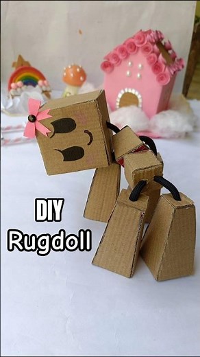 #diy cardboard ragdoll tutorial 💖✨ #paperdoll #tutorial #rugdoll #craft #fy #trend