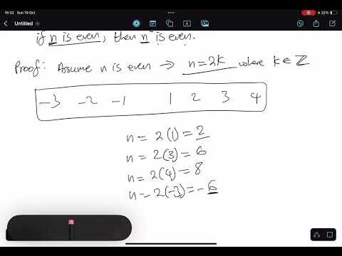 Mathematical Proofs (Direct Proof)