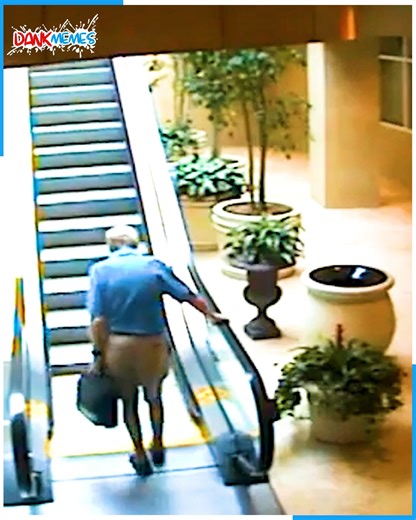 Escalator moments end up hilariously wrong 💥😱 | Dank Memes