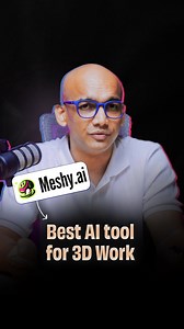 Nivedan Rathi | Stop spending days on 3D models. Meshy.ai can generate them for you in seconds. Meshy 6 Preview is here 🎉 — introducing Sculpting-Level AI... | Instagram