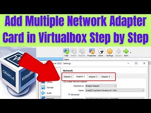 How to add multiple Network Adapter Card in Virtualbox | Step by Step