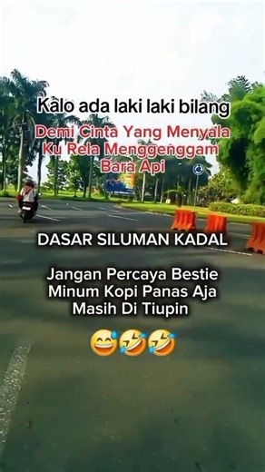 minum kopi aja masih di tiupin ini mau pega bara api