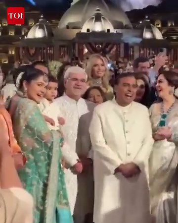 3.3M views · 10K reactions | Here comes the bride ✨ Radhika Merchant makes a stunning entry in an exquisite lehenga, capturing everyone's attention as she walks towards Anant Ambani | The Times of India | Facebook