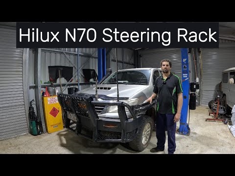 How to replace Toyota Hilux Steering Rack N70 2005-2015