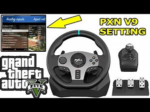 PXN V9 Steering Wheel + Shifter GTA 5 Settings | How to Settings Pxn V9 Gta v