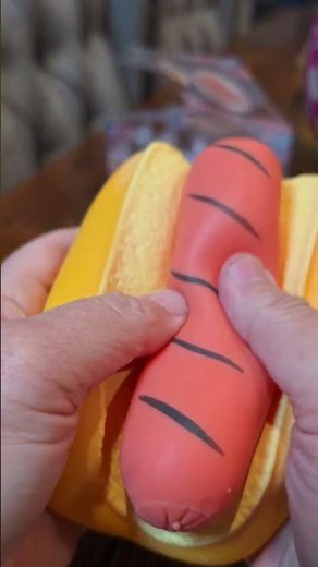 Loving this new hot dog squishy by Sunny Days Entertainment 🌭 #squishytoy #squishy #squishies