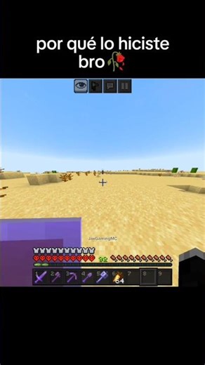 por qué lo hiciste bro🥀#minecraft #shorts