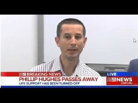 Doctors explain what happened to Phillip Hughes after being hit