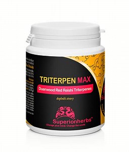 TRITERPEN MAX - extrakt z Duanwood Red Reishi - 20 % triterpenů