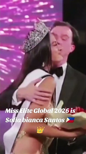 Sofia Bianca Santos, our newly crowned MISS ELITE 2026! 👑🏆 #MISSELITEGLOBAL2026