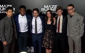 Maze Runner: The Death Cure Red Carpet - Dylan O'Brien, Thomas Brodie-Sangster