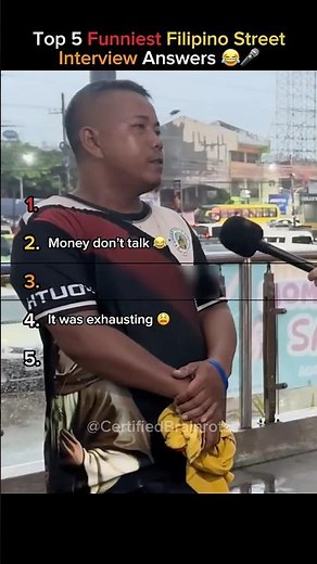 Top 5 Funniest Filipino Street Interview Answers (Can’t Predict This!) 😂🎤